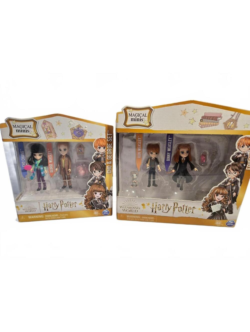 Harry Potter Magical Minis Cho & George Set & Friendship Set Figures Lot – New
